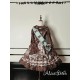 Alice Girl Bear Chocolate Long Sleeve Blouse(1st Pre-Order/3 Colours/Full Payment Without Shipping)